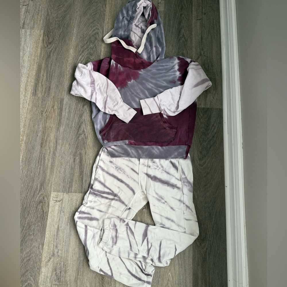 NSF tie die sweatsuit